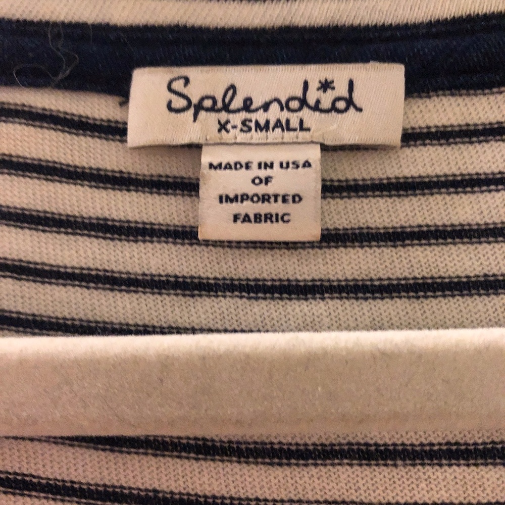 Splendid Striped Indigo Dye dress - Size X-Small - Picture 6 of 6